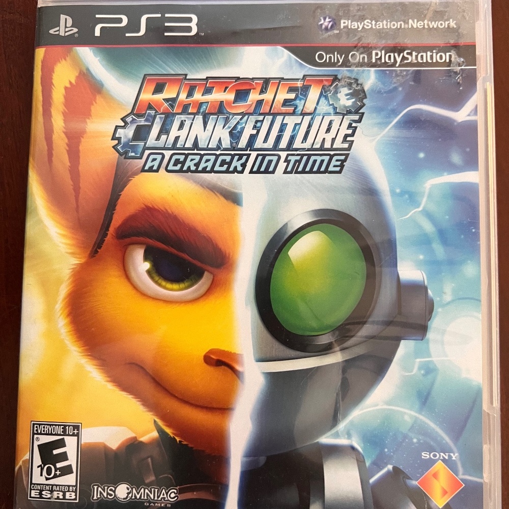EUC PS3 game Ratchet & Clank Future: A Crack in Time